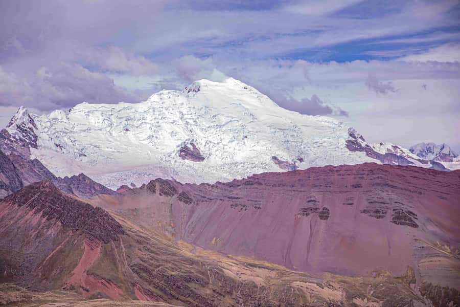 08am Departure Rainbow Mountain Tour: Late Morning Tour - The two-hour road from Cusco
