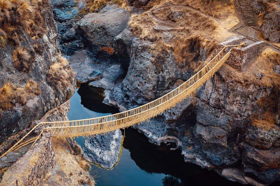 1 day excursion to Qeswachaka bridge and the 4 lagoons - Pomacanchi, the largest lagoon