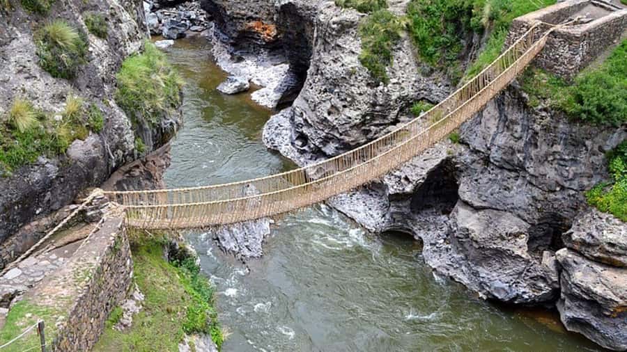 1 day excursion to Qeswachaka bridge and the 4 lagoons - A 4:00 a.m. start from Cusco