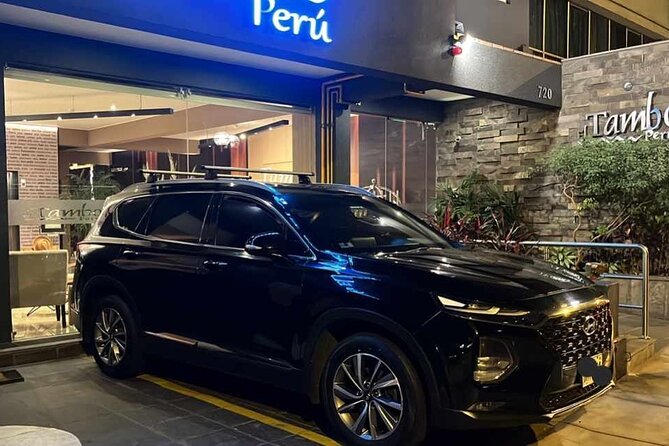 Airport Transportation Service With SUV - Meeting your driver at Jorge Chávez Airport