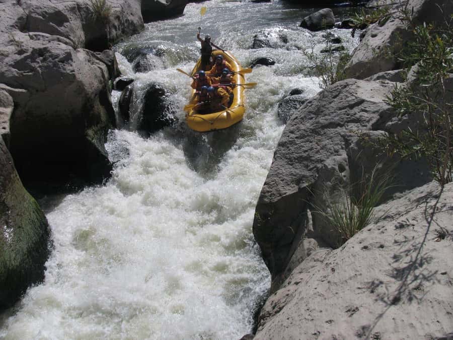 Arequipa: Chili River White Water Rafting with Hotel Pickup - The Chilina Valley between the rapids