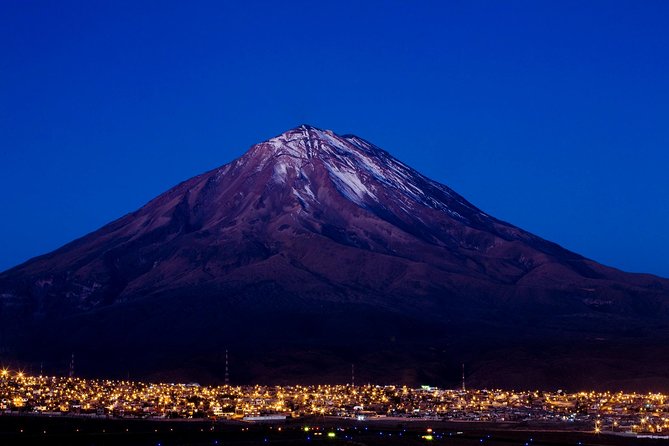 Arequipa, Historic and Colonial City and Santa Catalina Monastery - Carmen Alto: farmland beneath three volcanoes
