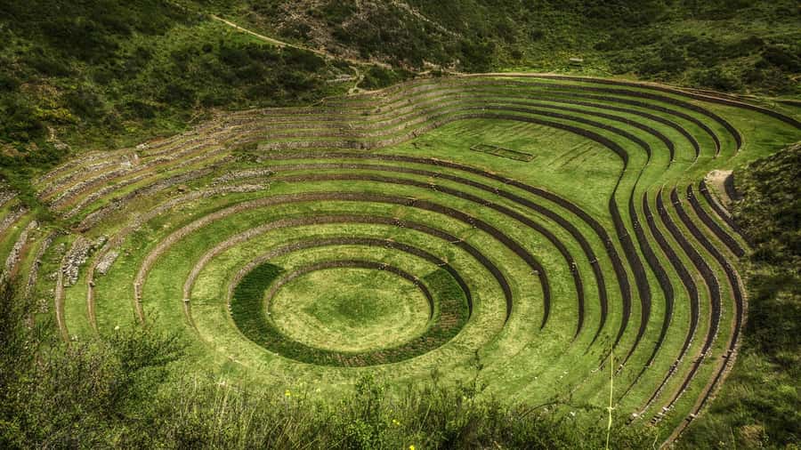 Cusco: Aventura Cuatrimoto en Moray y Salineras medio dia - Moray’s circular Inca terraces