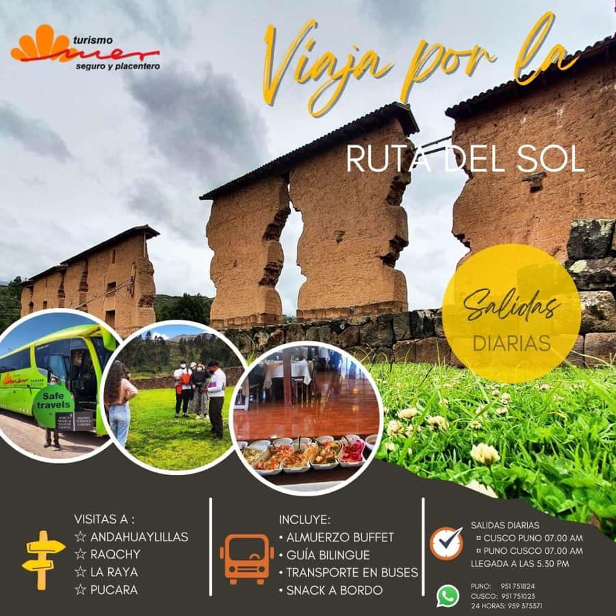 Cusco: Bus Turistico Puno Cusco con Tour y Buffet - Pukara and the oldest part of the route