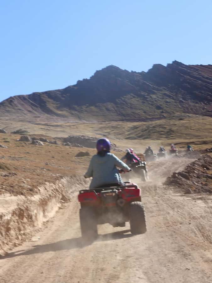 Cusco: Rainbow Mountain ATV Tour with Breakfast & Lunch - Returning to the base and eating lunch in Cusipata