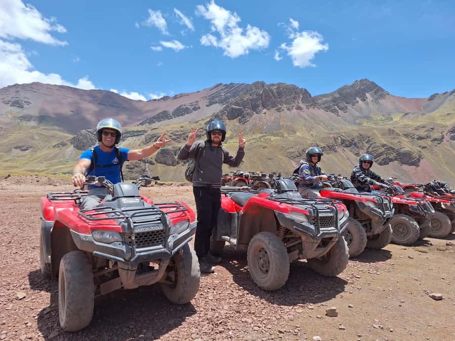 Cusco: Rainbow Mountain In Quad Bikes /walk 5 minutes/+meals - Breakfast in Cusipata before the trail
