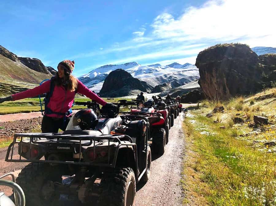 Cusco: Rainbow Mountain In Quad Bikes /walk 5 minutes/+meals - Returning by ATV and lunch in Cusipata