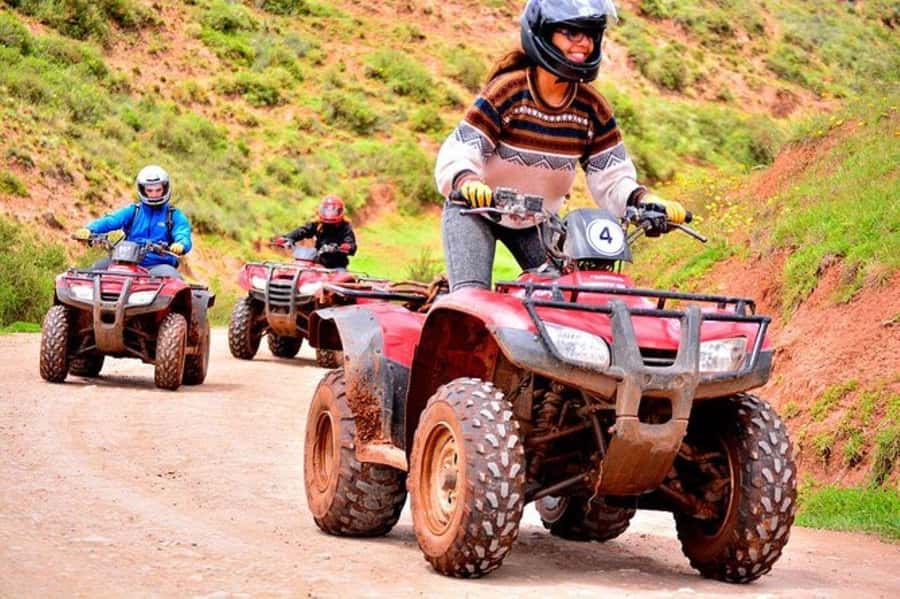 Cusco: Zipline + ATV's | Salt Mines of Maras and Moray | - The early road to Raqchi
