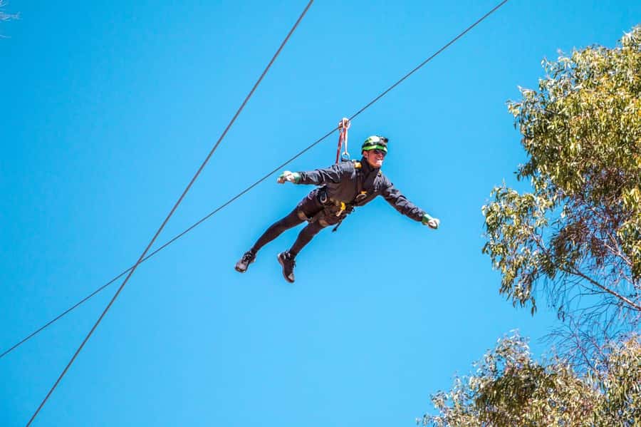 Cusco: Zipline in the Sacred Valley - Four cables above the Sacred Valley