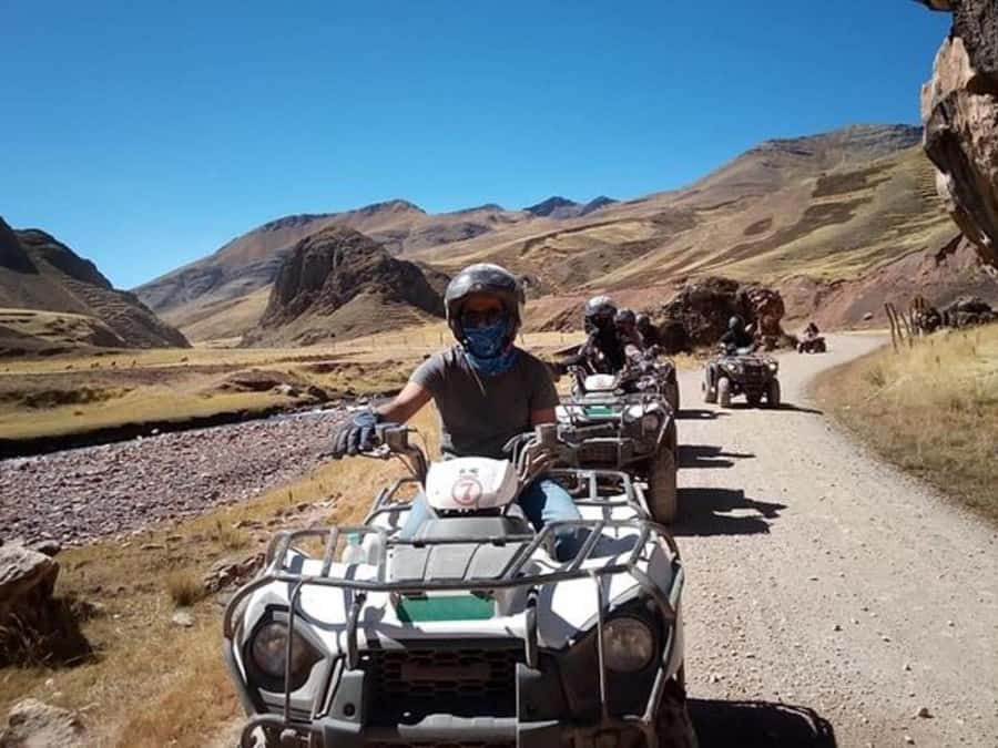 Excursion to Rainbow Mountain in ATV. - Breakfast in Cusipata before the mountain roads