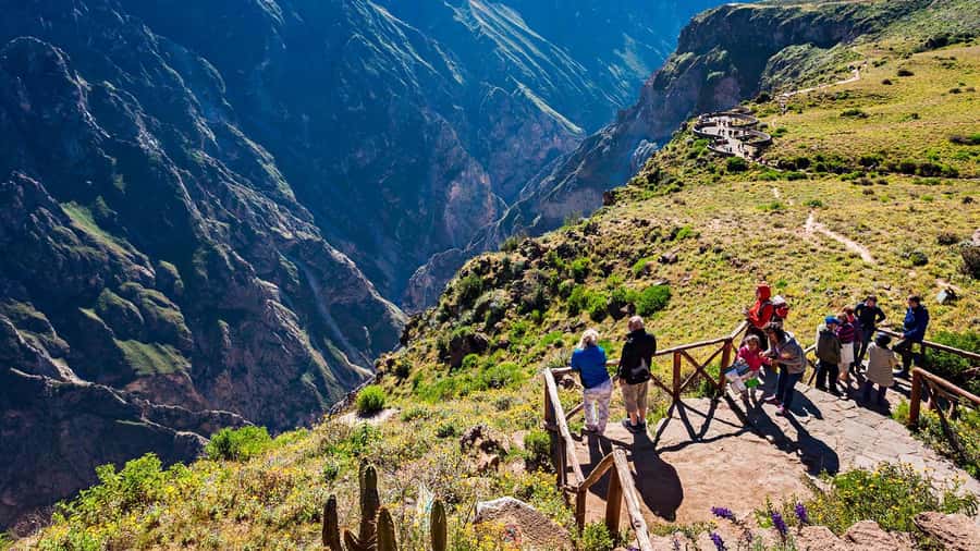 From Arequipa: Full Day Tour of Colca Canyon with Meals - Cruz del Cóndor and the first canyon views