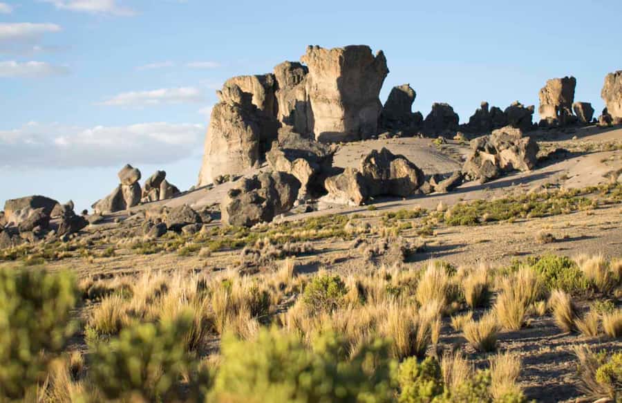 From Arequipa: Pillones Waterfall and Stone Forest Day Trip - Pampa de Arrieros and its old train station