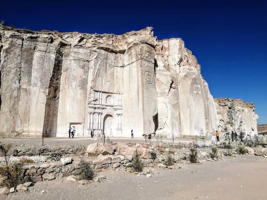 From Arequipa: Sillar Route Trek - Añashuayco Quarry and the giant church carving