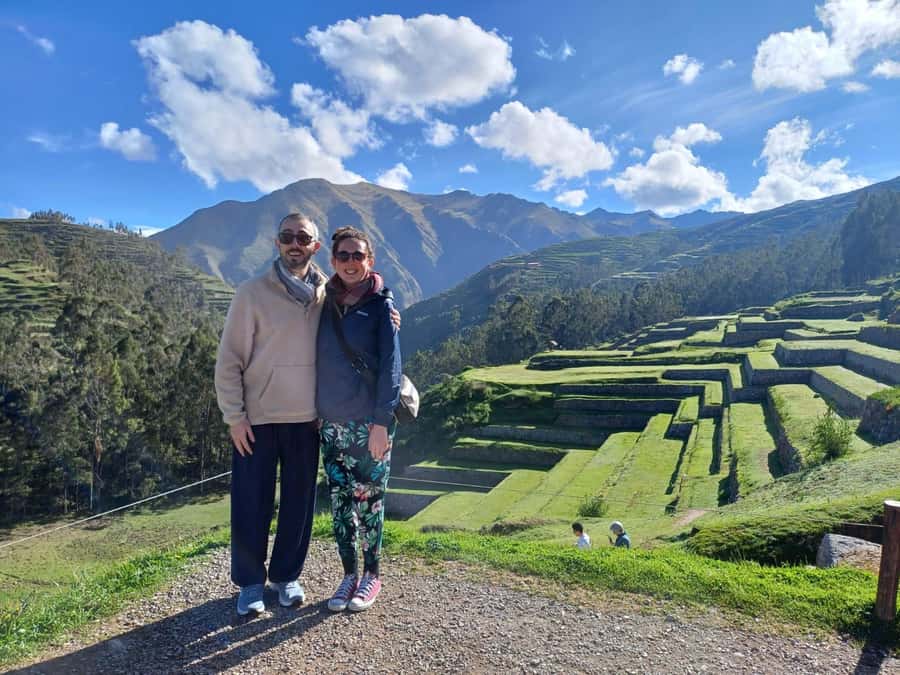 From Cusco: Chinchero, Moray, Maras, Ollantaytambo, Pisaq - Chinchero: alpaca fiber and the remains of an Inca estate