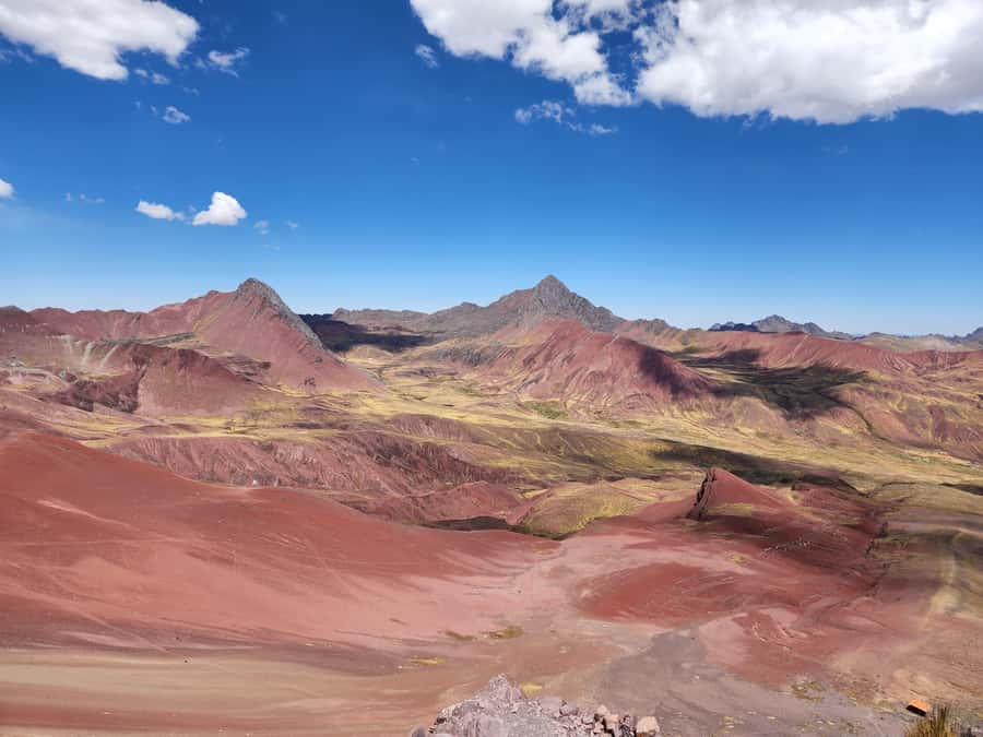 From Cusco: Full Day tour to Rainbow mountain and Red Valley - Reaching the Rainbow Mountain base camp at 5,200 meters