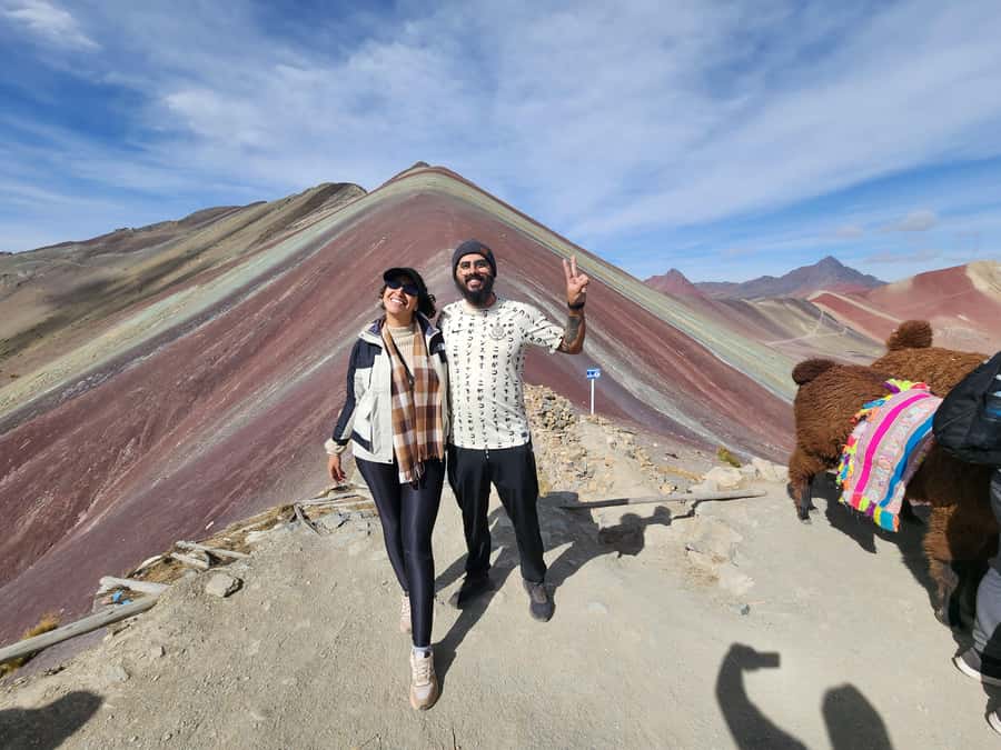 From Cusco: Full Day tour to Rainbow mountain and Red Valley - The 1.5-hour climb to Rainbow Mountain