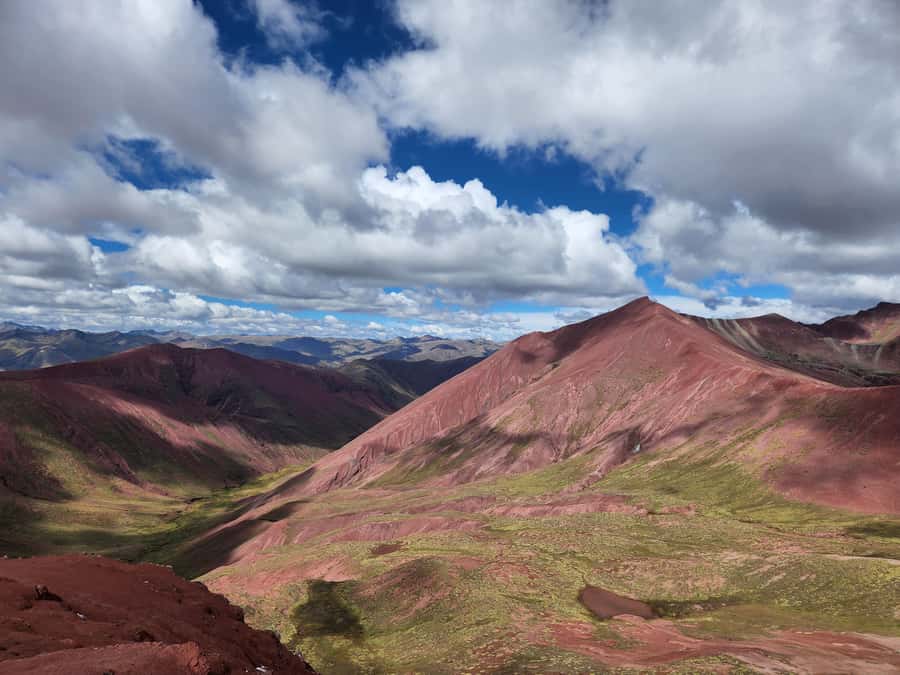From Cusco: Full Day tour to Rainbow mountain and Red Valley - What you see at the Rainbow Mountain viewpoint