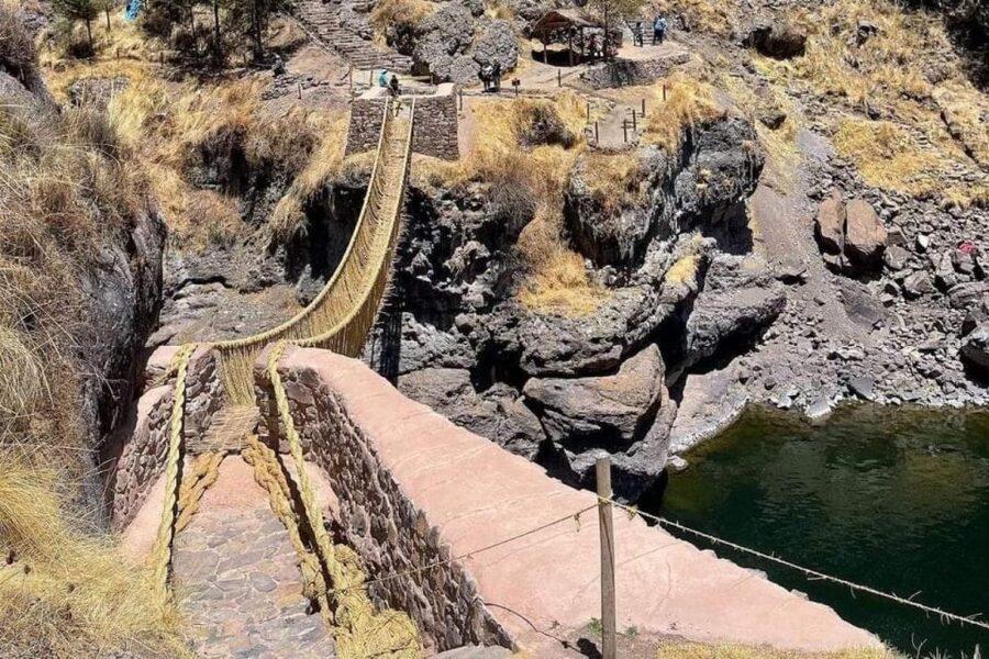 From Cusco: Inka Suspension Bridge Qeswachaca - Qeswachaka - Comparing Qeswachaka with Checacupe