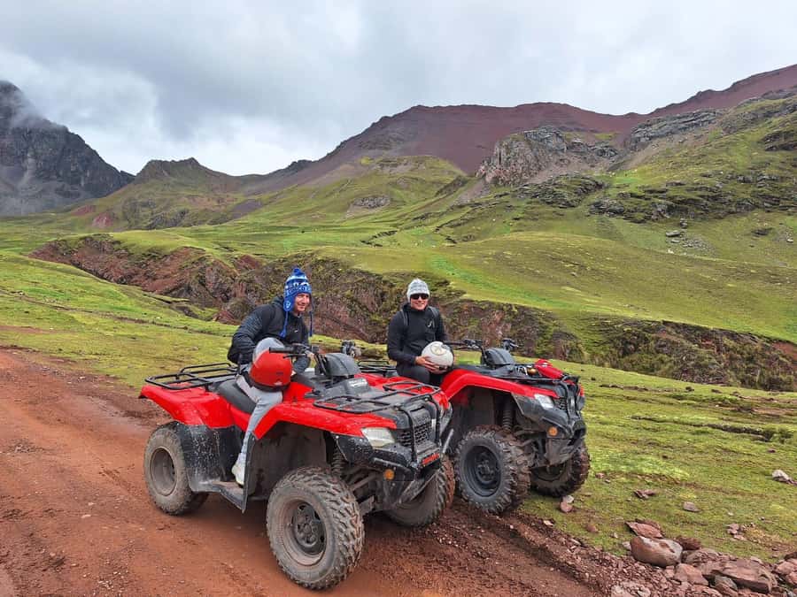 From Cusco: Mountain of colors and red valley on ATVs - Returning to lunch in Cusipata