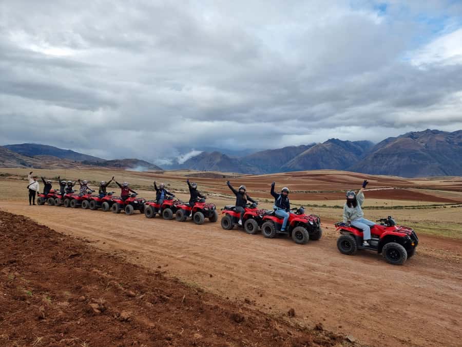 From Cusco: Quad bike tour Moray and Salt Mines - Learning to ride the Honda TRX 250