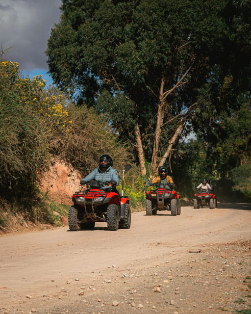 From Cusco: Quad bike tour Moray and Salt Mines - Maras Salt Mines and the white terraces