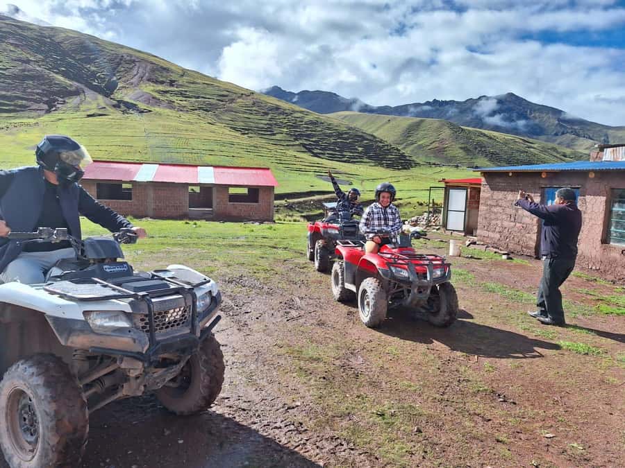 From cusco: Rainbow Mountain ATV Tour with meals - Safety briefing and the short ATV practice