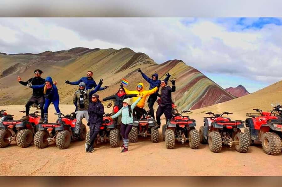 From Cusco: Rainbow Mountain in ATV Quad Bikes + meals - Lunch in Cusipata and the long ride back