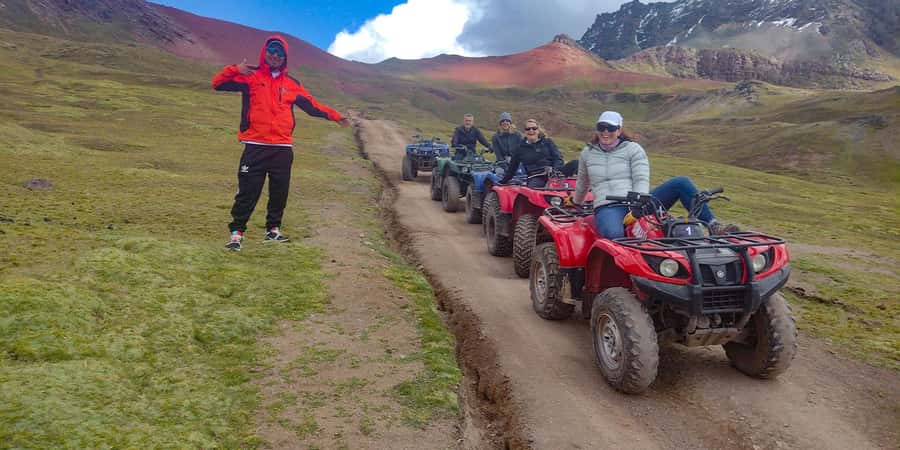 From Cusco: Rainbow Mountain on ATVs - Breakfast in Cusipata and the road to Kayrahuiri