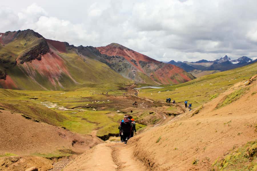 From Cusco: Rainbow Mountain Trek - Breakfast at Hanchipacha, then the high trailhead