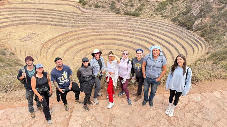 From Cusco: Sacred Valley & Maras Salt Mines with Lunch - Maras Salt Mines on the mountainside