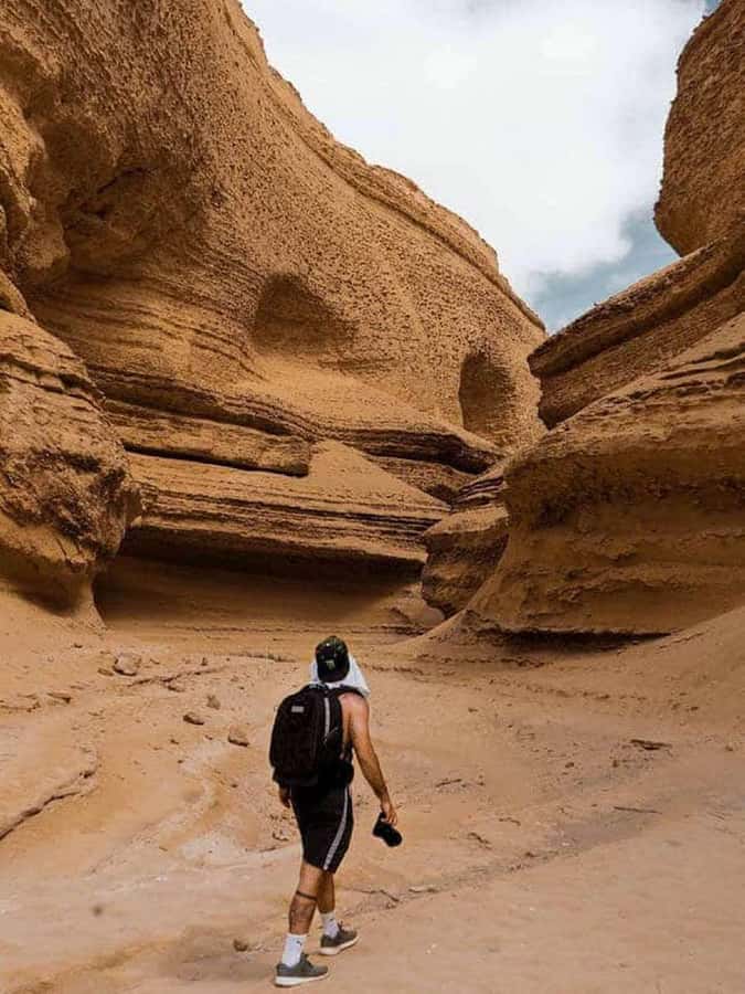 From Ica | Huacachina : Canyon de Los Perdidos | Full Day - The first view of Canyon de Los Perdidos