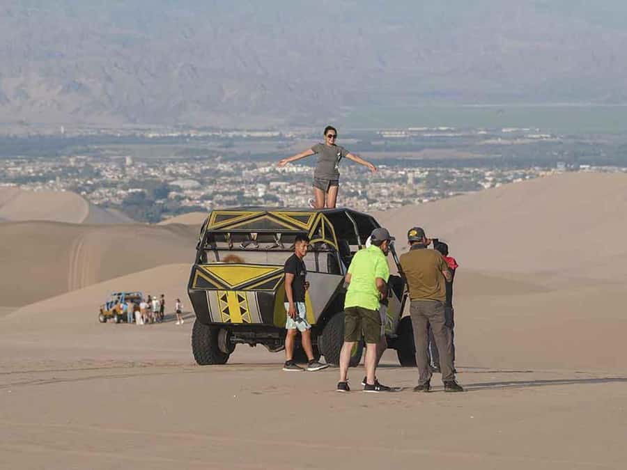 From Lima: Ballestas Islands and Huacachina Sunset Day Trip - Two and a half hours of buggies, sandboarding, and sunset
