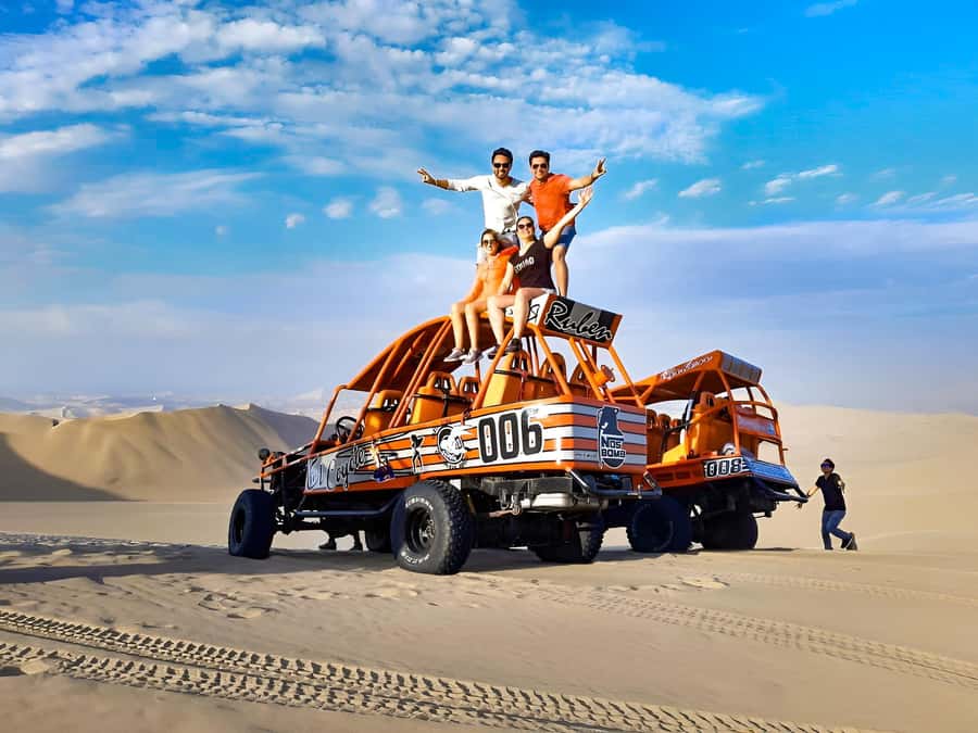 From Lima: Nazca Lines Flight with Huacachina Oasis Tour - Huacachina’s lagoon and Ica’s towering dunes