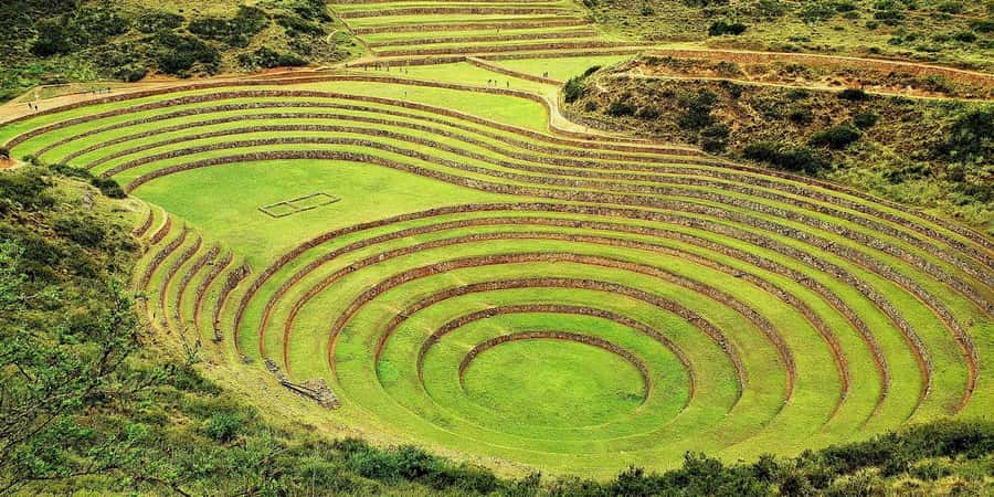 From Ollantaytambo: Moray, Maras, and Chinchero Guided Tour - Maras salt pools, still producing salt today