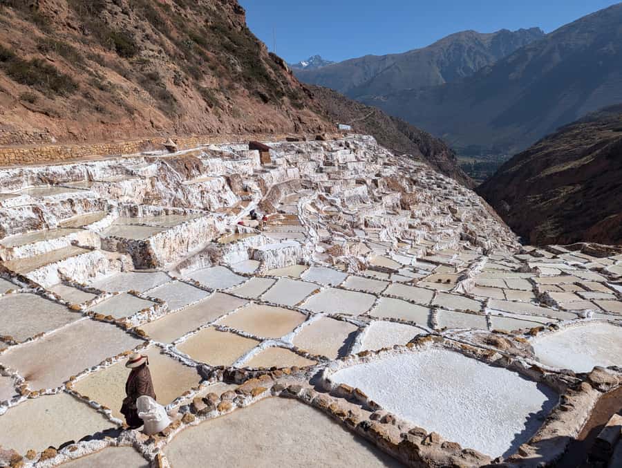 From Ollantaytambo:Moray, Salt Mines, Chinchero end in Cusco - Lunch in the Maras area