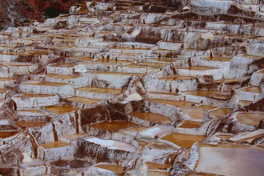 From Ollantaytambo:Private tour to Maras and Moray half day - Reading the salt pools at Maras