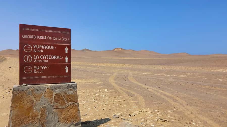From Paracas: Paracas National Reserve Private Tour - Playa Roja, where red sand meets the sea
