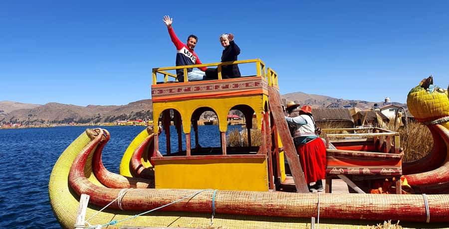 From Puno: 3-Hour Uros Floating Islands Tour - From Puno’s parks to the lake