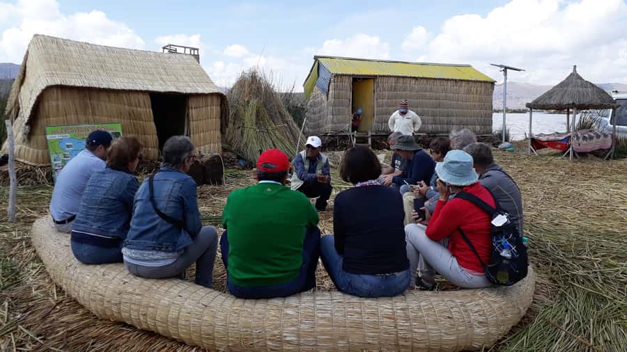 From Puno: Floating Islands of the Uros Half-Day Tour - What you actually do during the 105-minute island visit