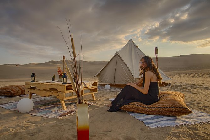 Glamping in Huacachina Desert - Sunset on the Ica dunes