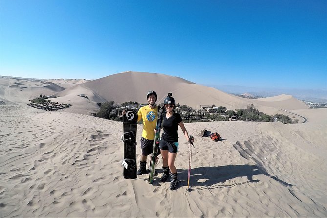 Huacachina Sandboard - Starting at the Huacachina oasis