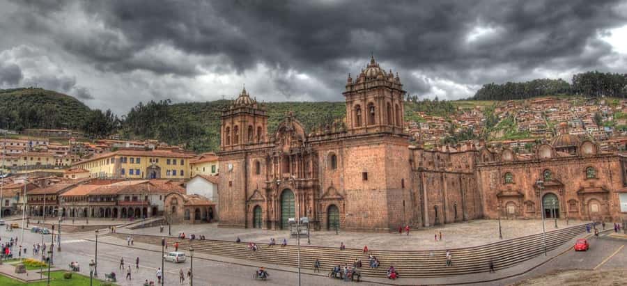 In Cusco: Saqsaywaman, Qenqo, Pukapukara, Tambomachay. - Tambomachay and the Inca water works