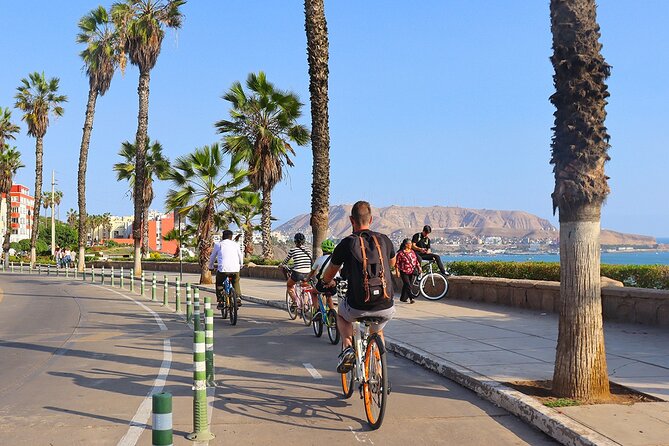 Lima Bike Tour in Miraflores & Barranco - Shared small group - Walking the Bridge of Sighs and Barranco murals
