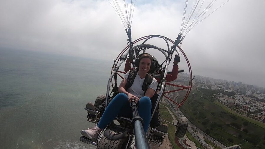 Lima: Paragliding Flight Over Costa Verde Districts - Ocean, cliffs, and Lima’s towers