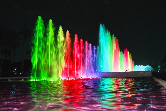 Magic Fountains Park & Bohemian Barranco at Night (Small Group) - The Magic Water Circuit at night