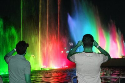 Magic Fountains Park & Bohemian Barranco at Night (Small Group)