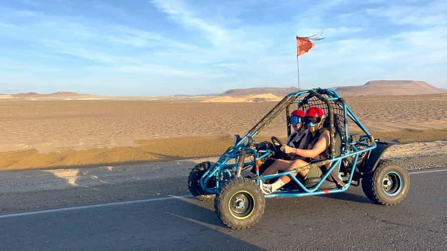Mini Buggy GO KART in Paracas National Reserve - Taking the wheel in Paracas National Reserve