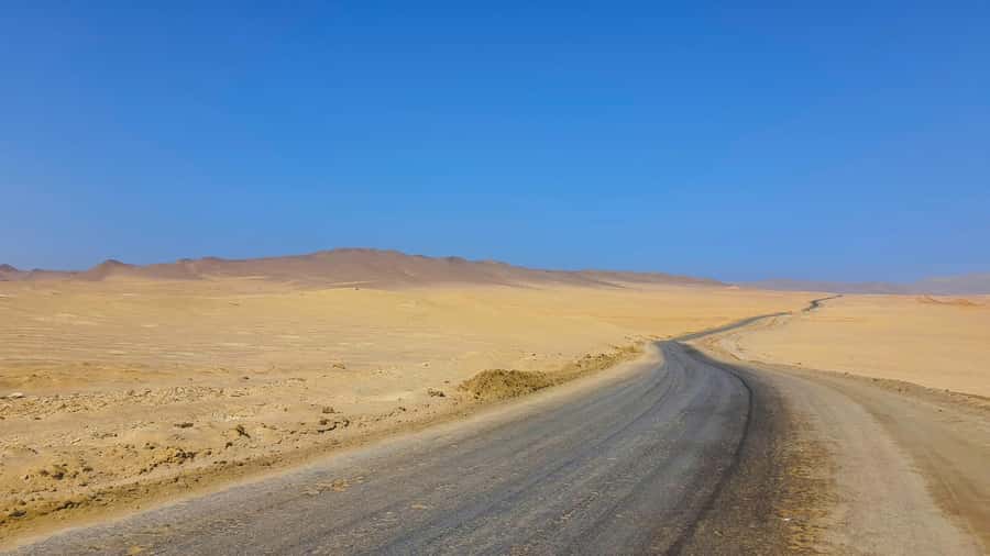 Mini Buggy GO KART in Paracas National Reserve - The upper viewpoint over desert and ocean