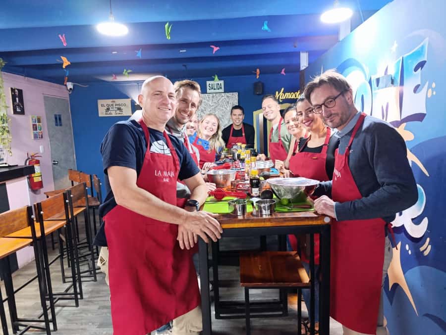 Miraflores: Amazing Peruvian Cooking Class Ceviche Seafood and Pisco Sour - Key points to know before booking
