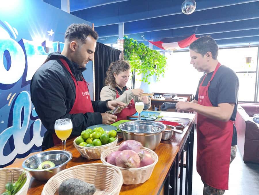 Miraflores: Amazing Peruvian Cooking Class Ceviche Seafood and Pisco Sour - Ten pisco macerates and the story of Peru’s national spirit